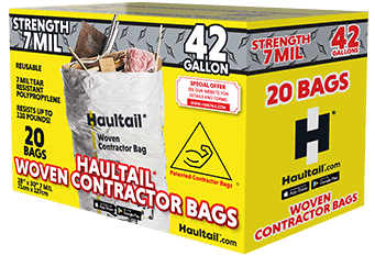  Demo Bags Demobags Contractor Trash, 42 Gallon, 10