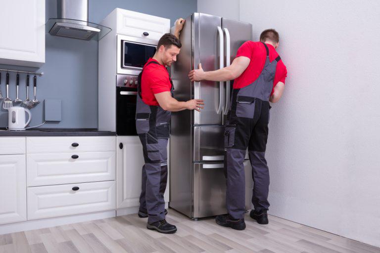 move refrigerator to dining room