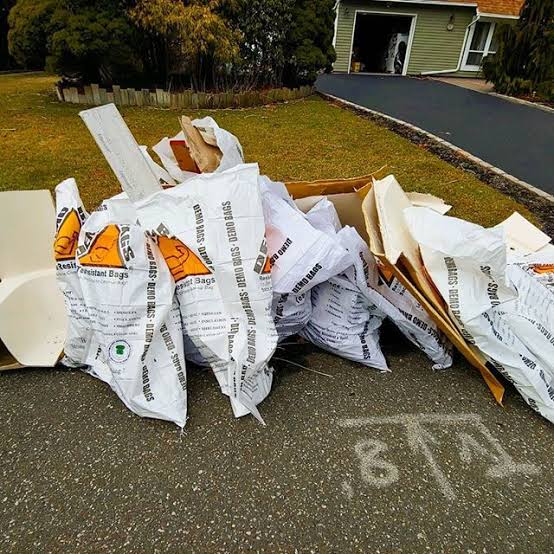 DemoBags Reusable 7 MIL 42-gallon Contractor Trash Bags, 5-count box
